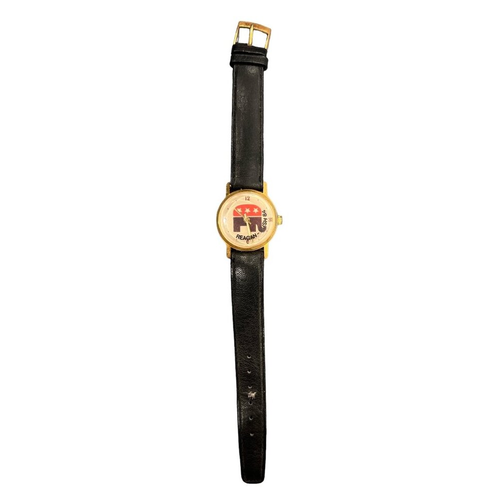1984 Reagan Bush Presidential Collectible Watch‎ Republican Elephant UNTESTED